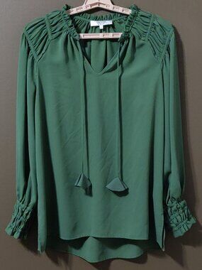 Crosby by Mollie Burch Louisa Tunic Green LARGE